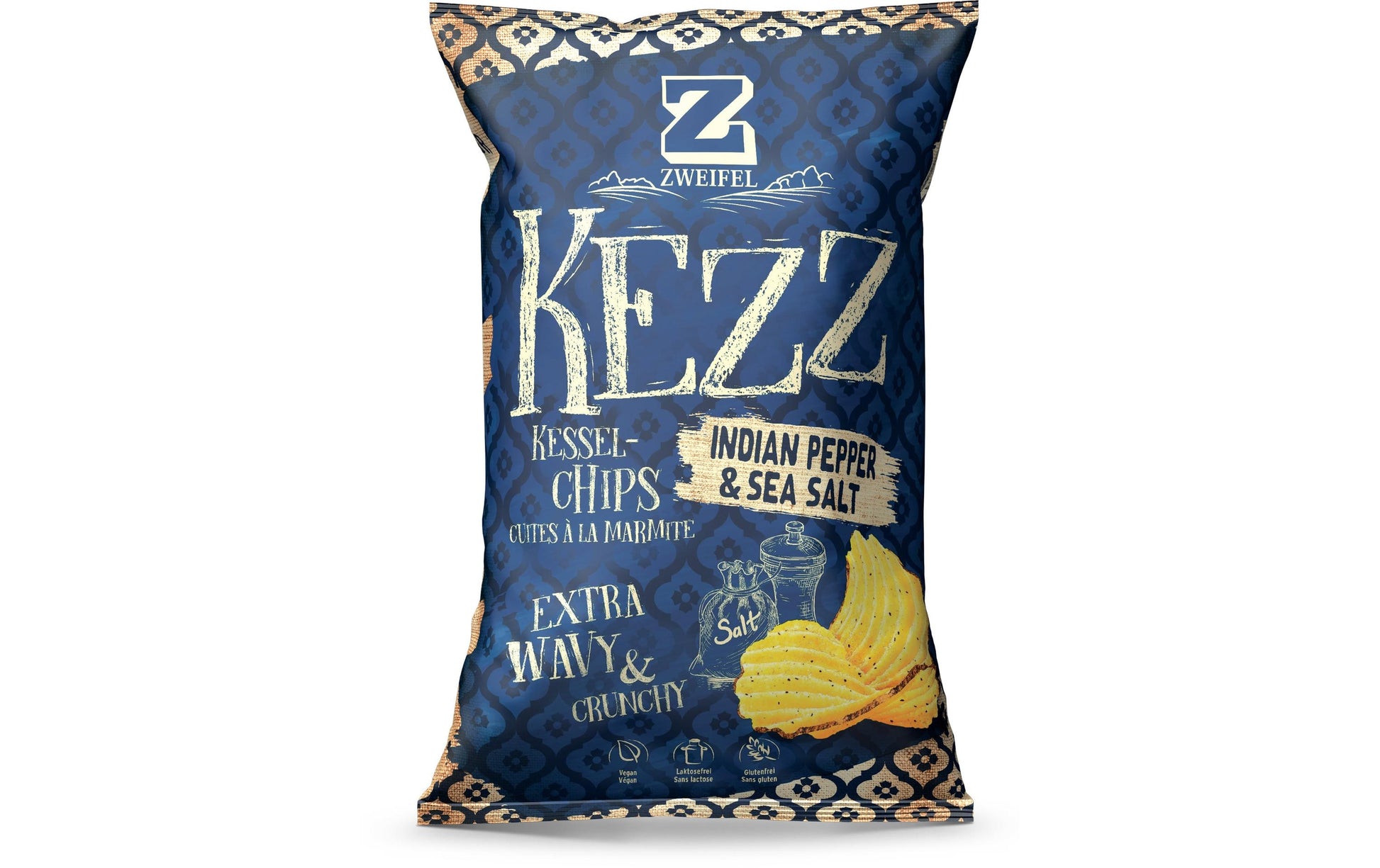 Zweifel Kezz Chips – Pfeffer & Salz, glutenfrei – 110 g