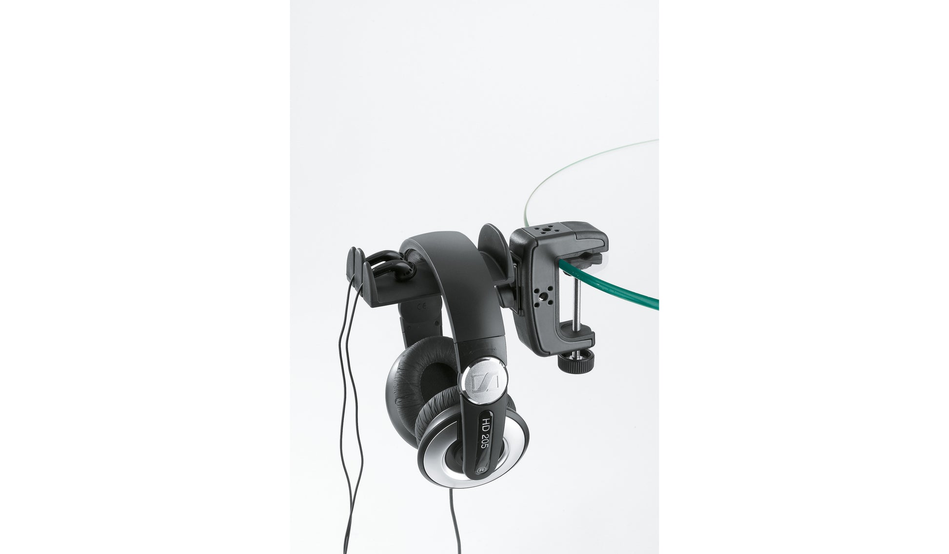 König & Meyer 16085 – Headset-Ständer – Tischklemme, gummiummantelt – schwarz