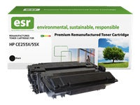 esr 255X (CE255X) Schwarzer Toner – Kompatibel XL – 24'000 Seiten – für HP