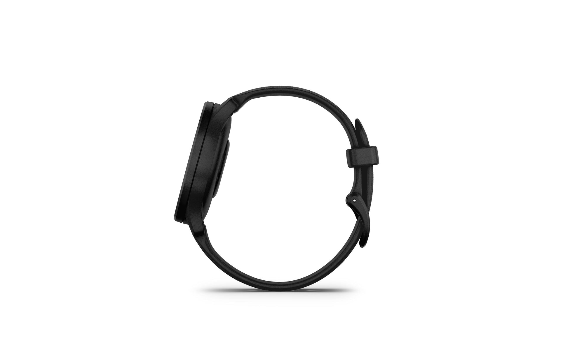 Garmin vivomove Sport – Smartwatch – 40 mm, Connected GPS, Bluetooth, OLED, 5 ATM, Schwarz, Sportarmband