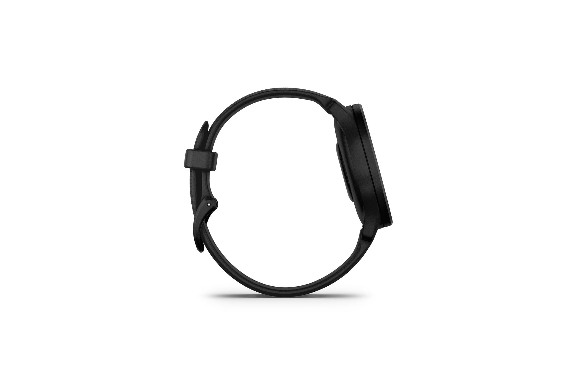 Garmin vivomove Sport – Smartwatch – 40 mm, Connected GPS, Bluetooth, OLED, 5 ATM, Schwarz, Sportarmband