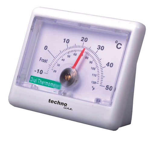 Technoline WA 1015 – Thermo-/Hygrosensor (Einzelsensor), Analog-Display – Weiss