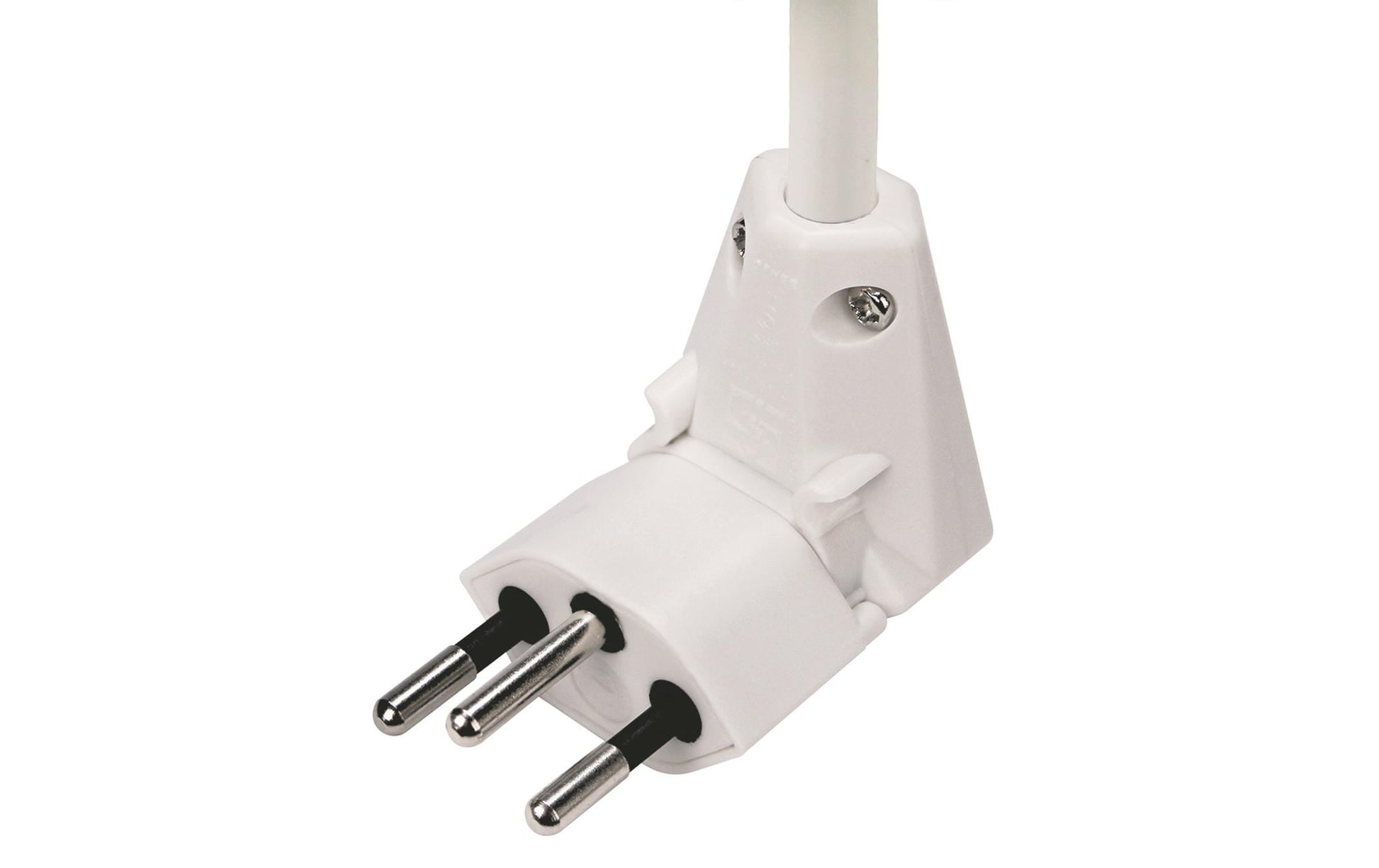Steffen VARIABL Steckdosenleiste, 4×T13, mit Schalter, 3 m, Eingang T12, IP20 – weiss