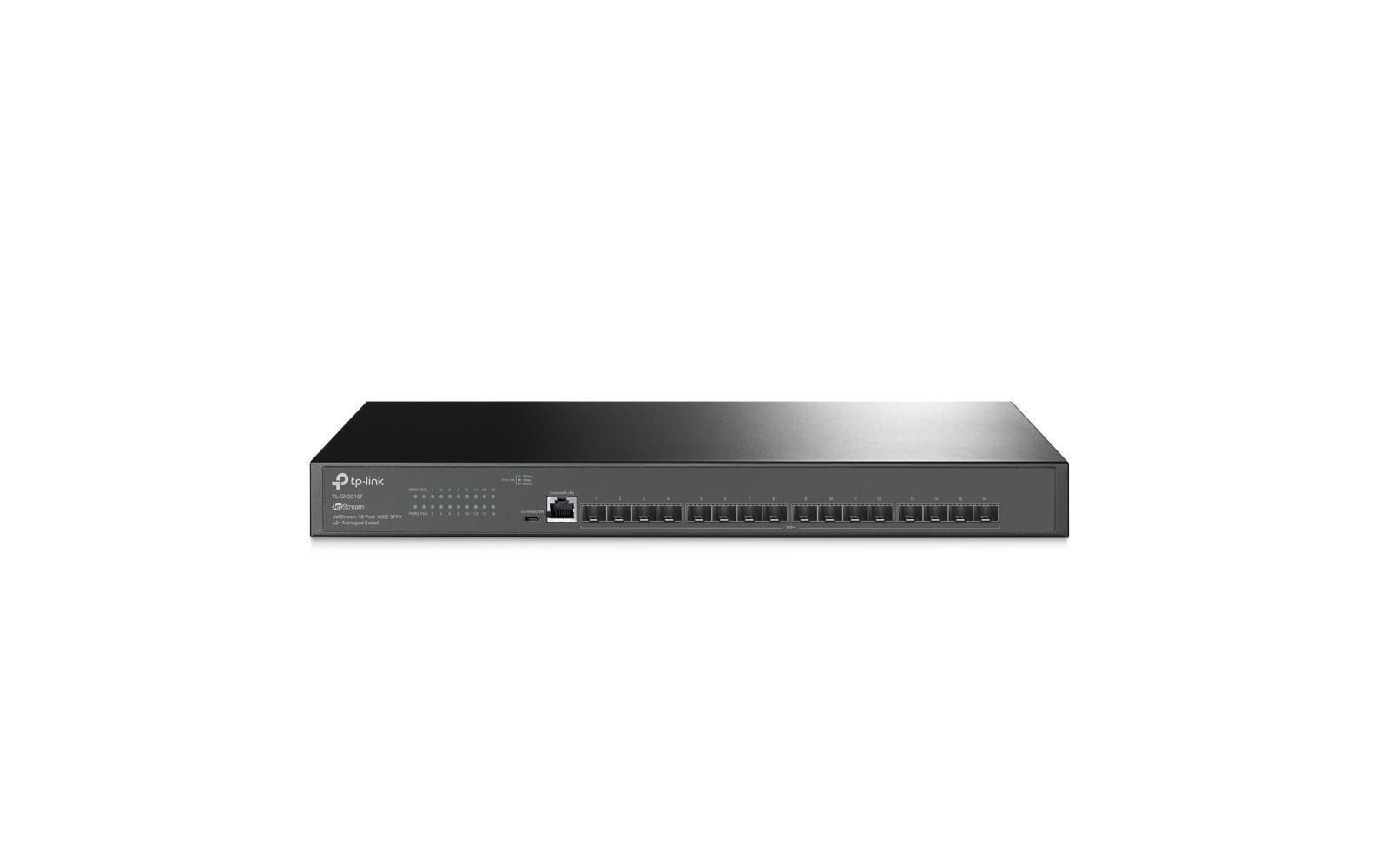 TP-Link SX3016F – Managed Switch – 16×SFP+, L2+/L3, 1U