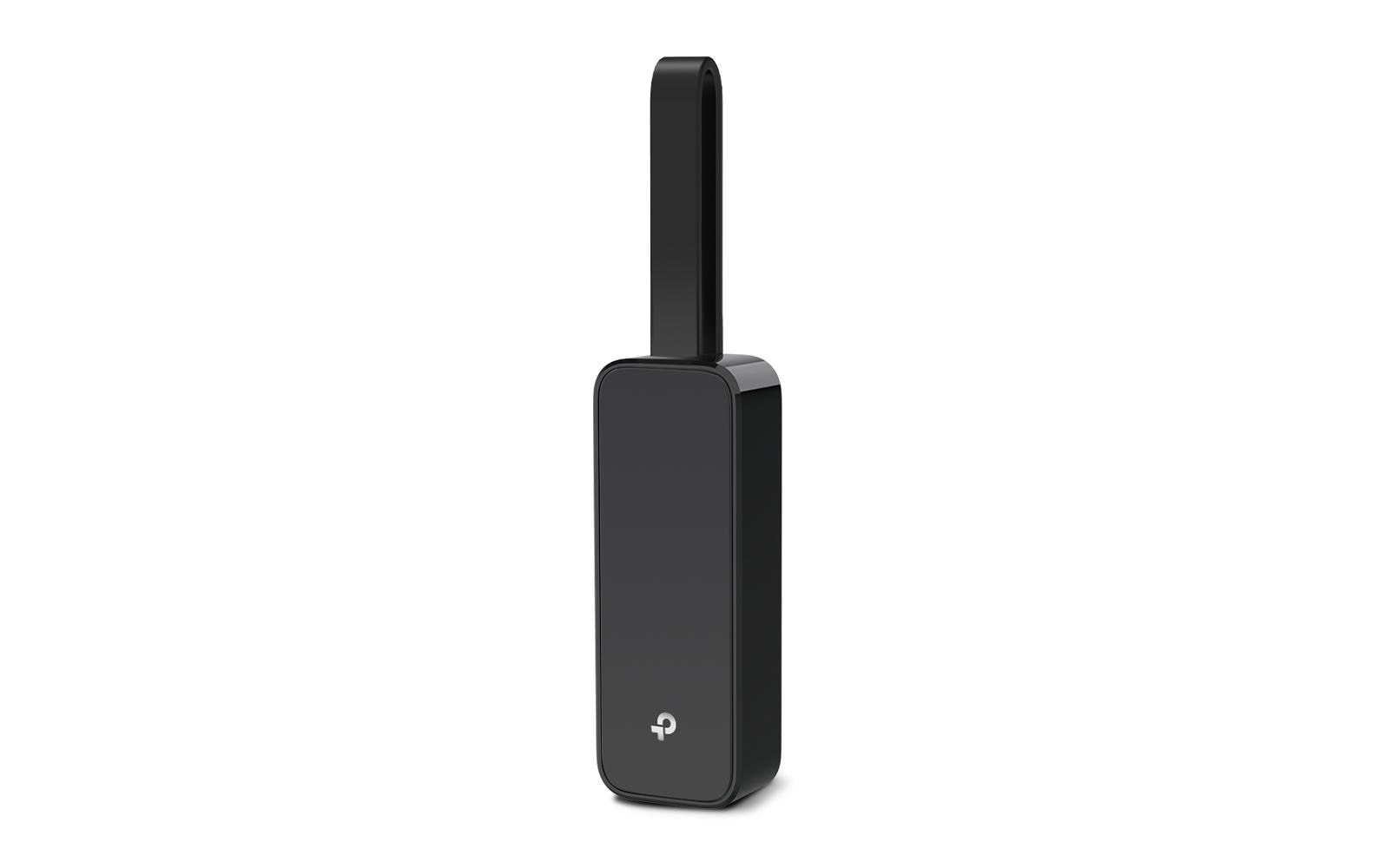 TP-Link Netzwerkadapter USB-A zu RJ-45 – 1 Gbit/s, USB 3.2 Gen 1 (5 Gbit/s), Plug & Play, Schwarz