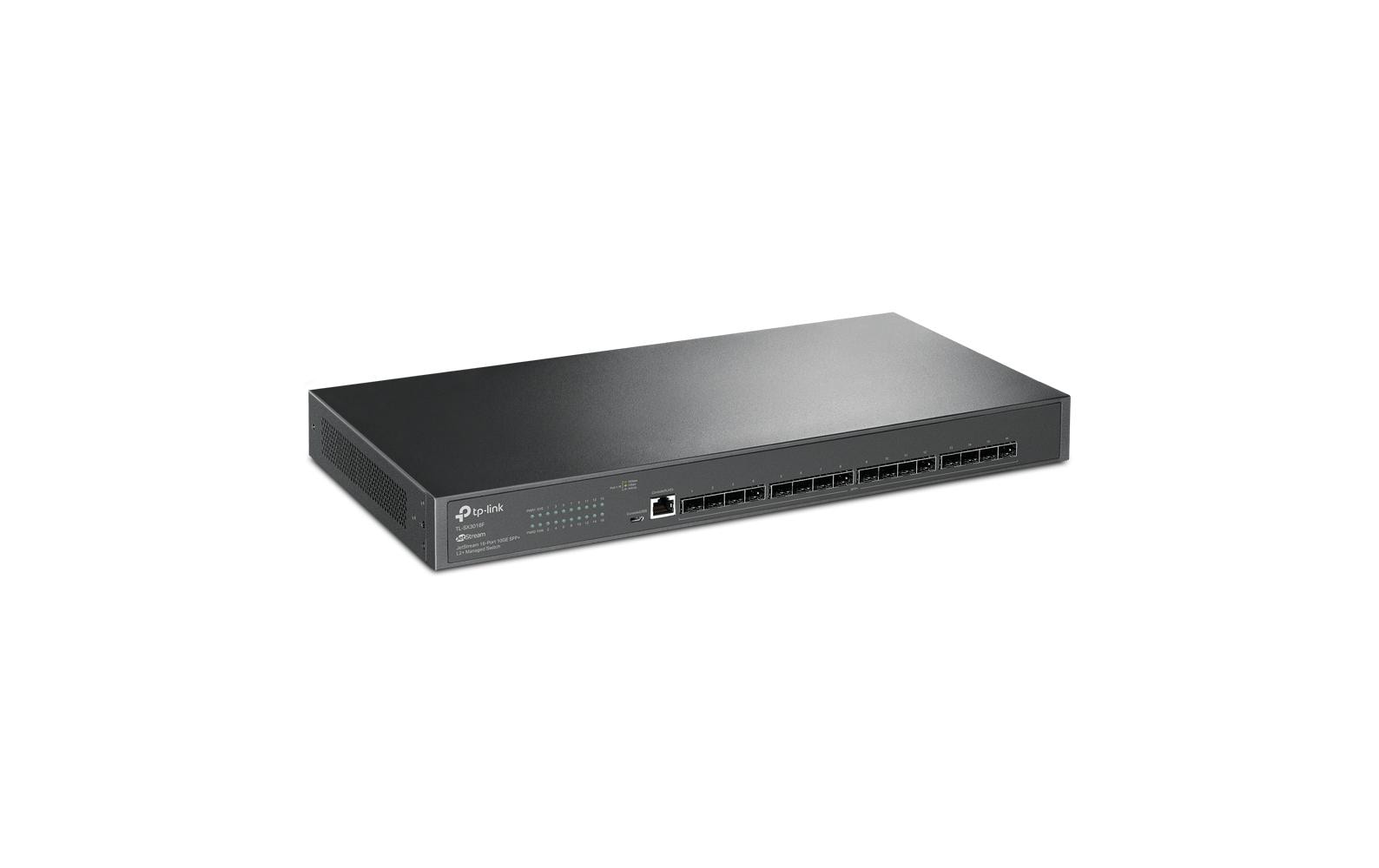 TP-Link SX3016F – Managed Switch – 16×SFP+, L2+/L3, 1U