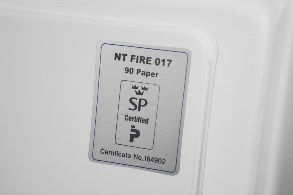 Phoenix Safe Co. Feuerschutzbox DATACOMBI DS2501E – Elektronikschloss – 63 l – Feuerschutz 90 min – Weiss
