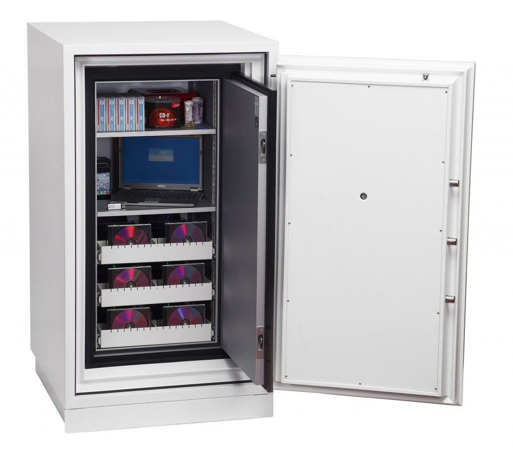 Phoenix Safe Co. Phoenix Feuerschutzbox DS4621E – Elektronikschloss – 143 l – Feuerschutz 120 min – Weiss