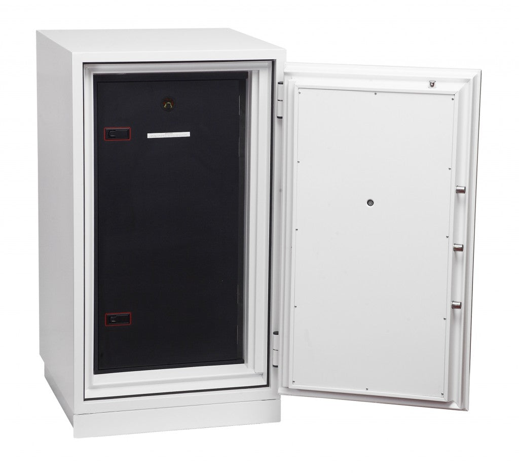 Phoenix Safe Co. Phoenix Feuerschutzbox DS4621E – Elektronikschloss – 143 l – Feuerschutz 120 min – Weiss