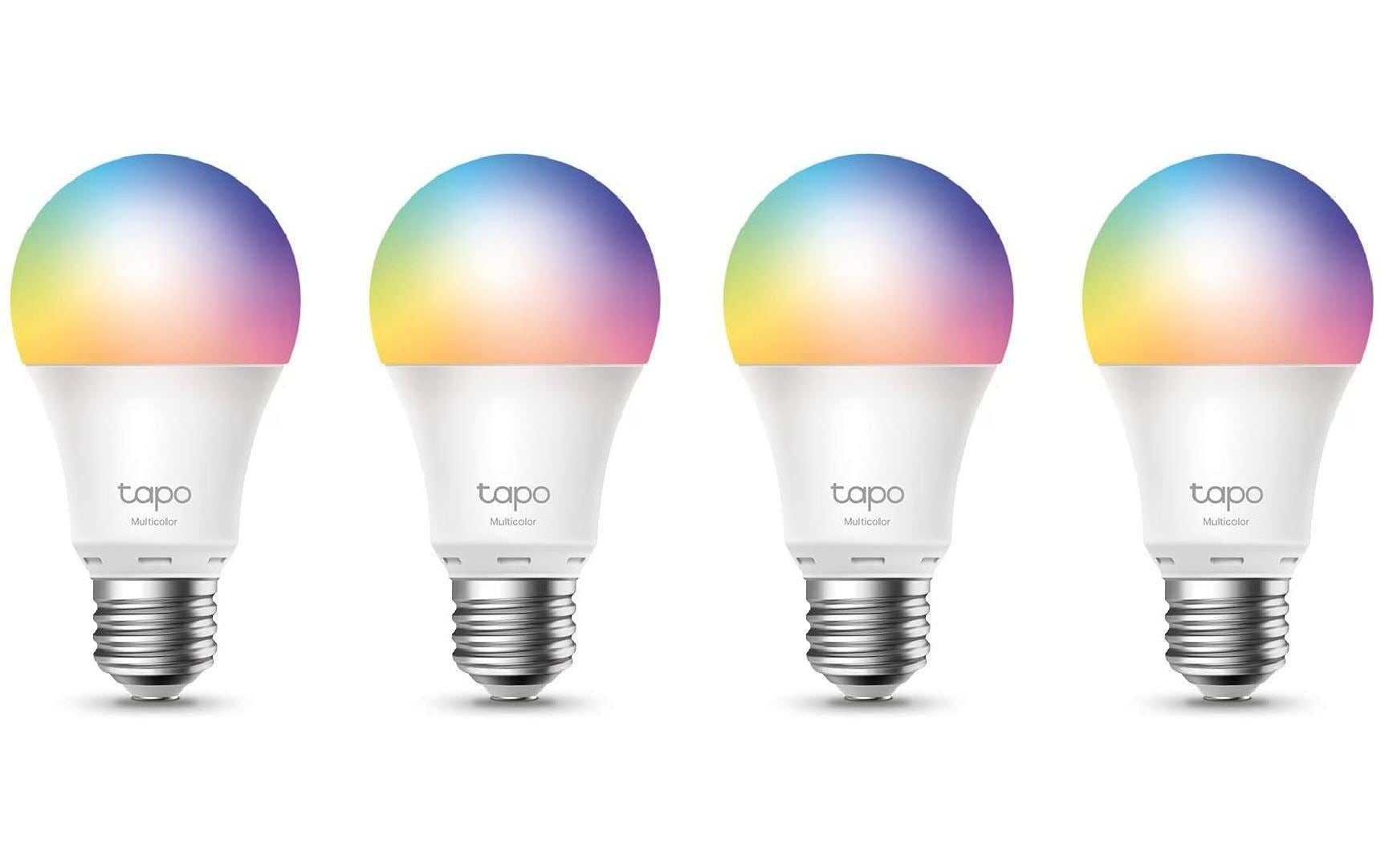 TP-Link LED-Leuchtmittel 4er-Set – WLAN, dimmbar – 2’500–6’500 K – 806 lm 8,7 W – E27 – Weiss