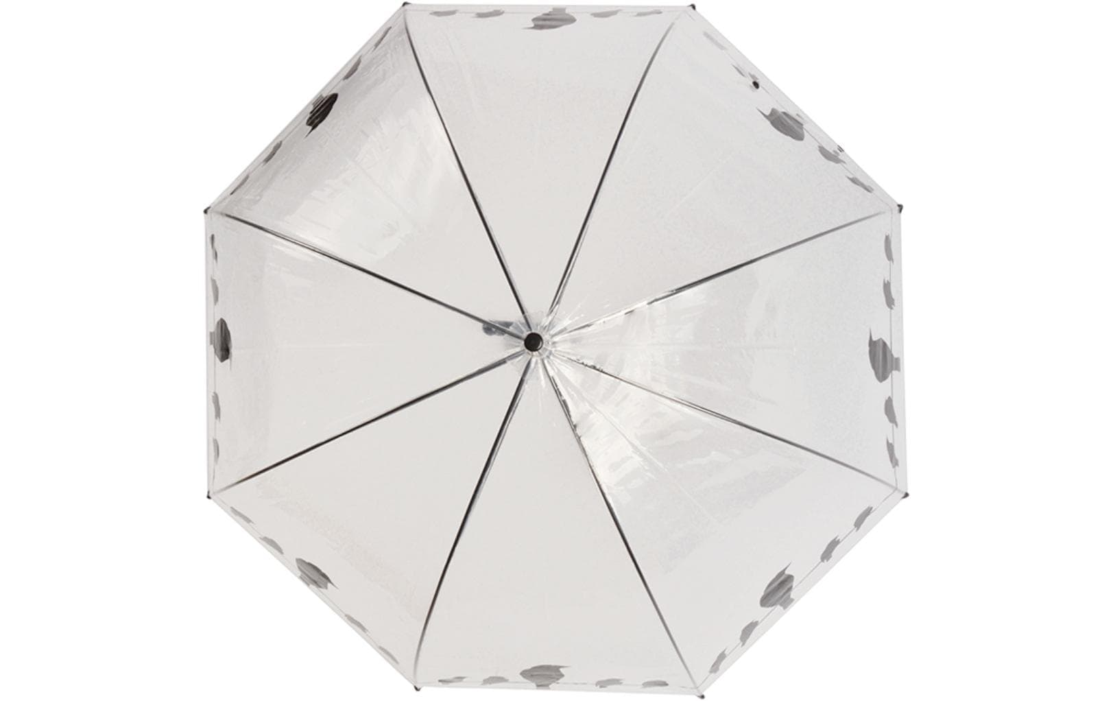 Esschert Design Stockschirm TP166 – Ø 83 cm, L 81,5 cm – transparent Vögel auf Draht