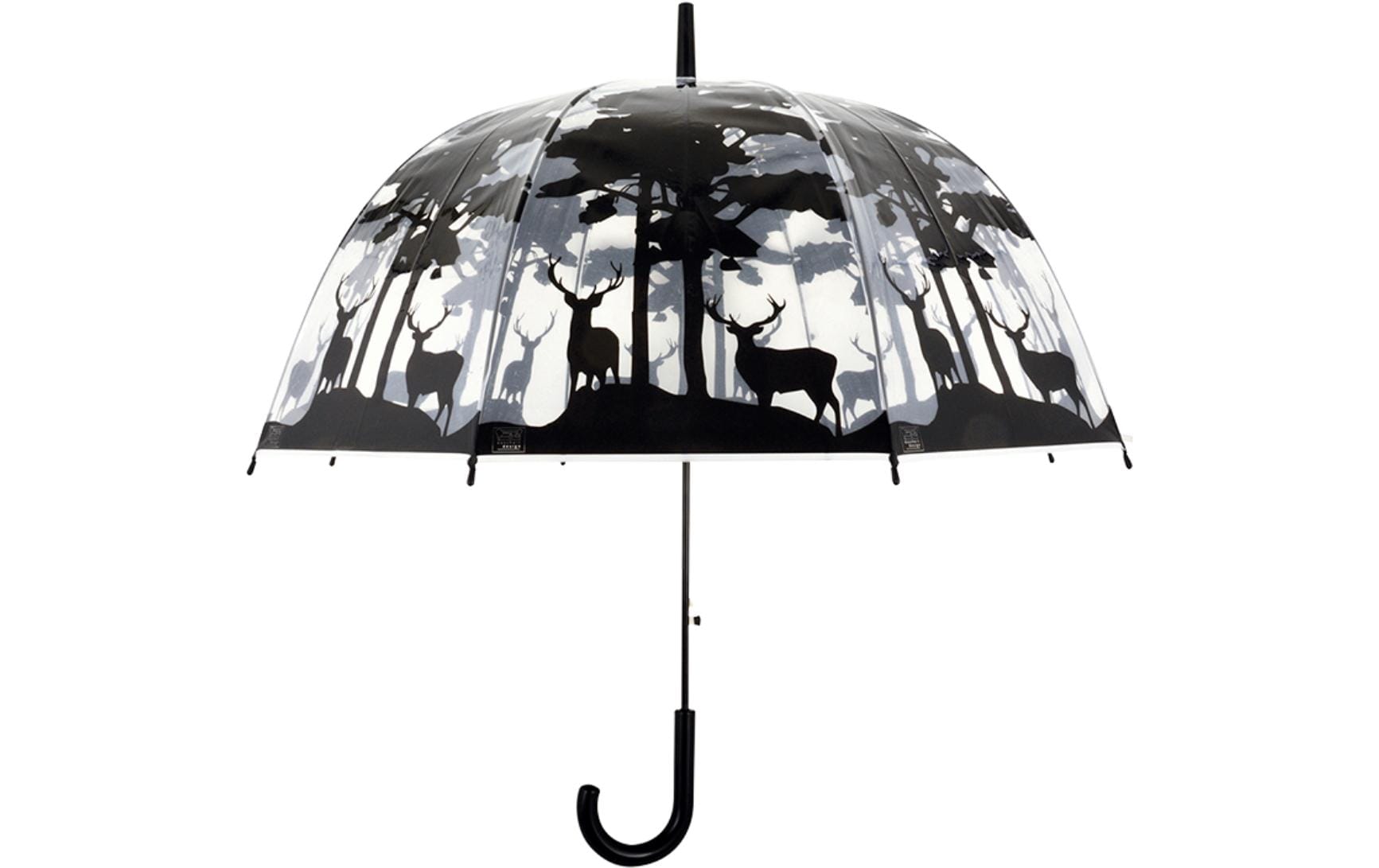 Esschert Design Stockschirm – Ø 80 cm, L 80,6 cm – transparent Wald