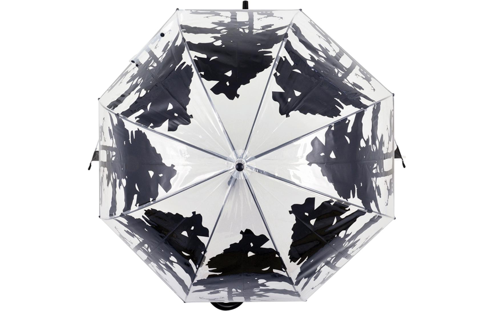 Esschert Design Stockschirm – Ø 80 cm, L 80,6 cm – transparent Wald