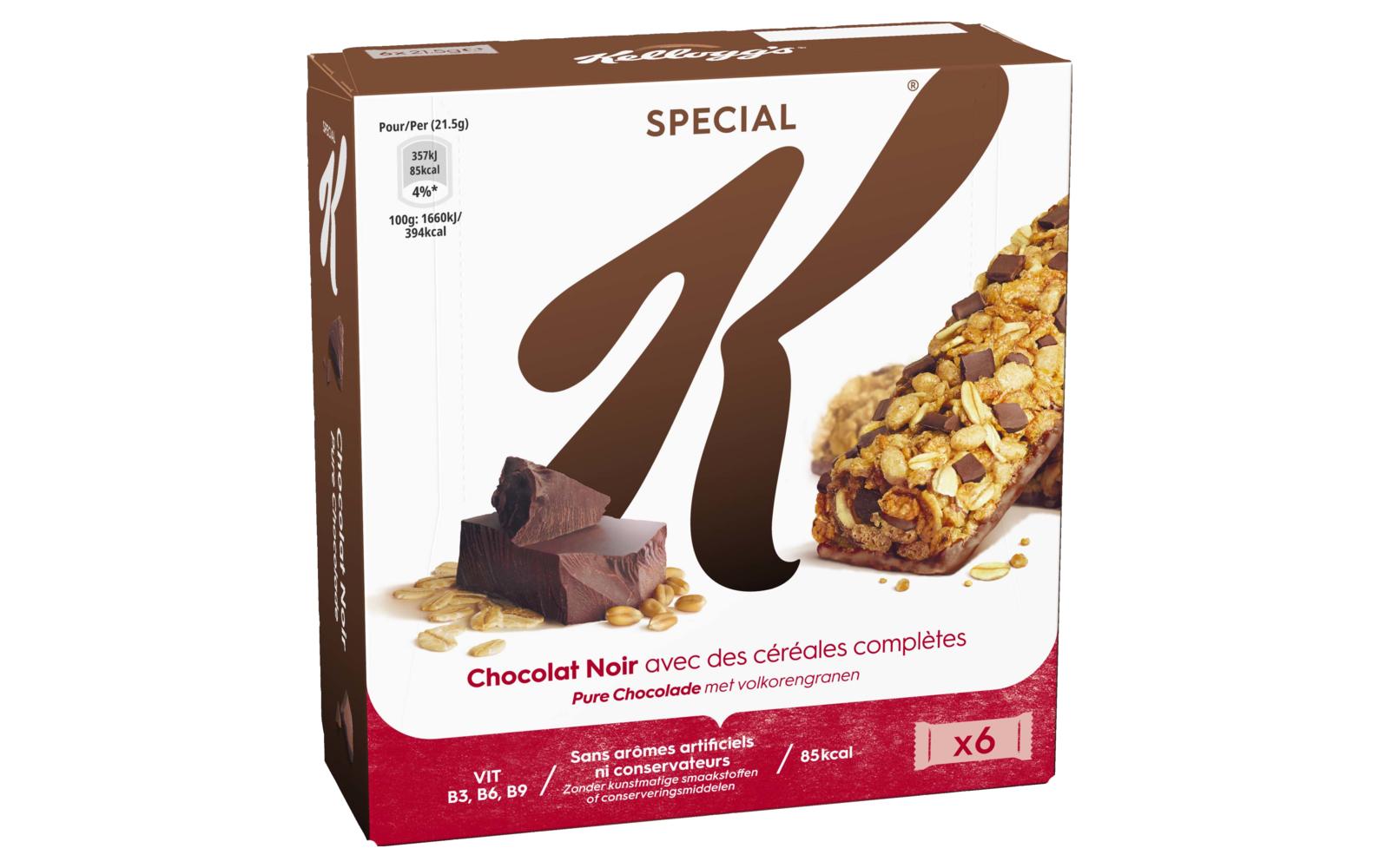 Kellogg Company Special K Choco Riegel – Schokolade – 6 × 21,5 g