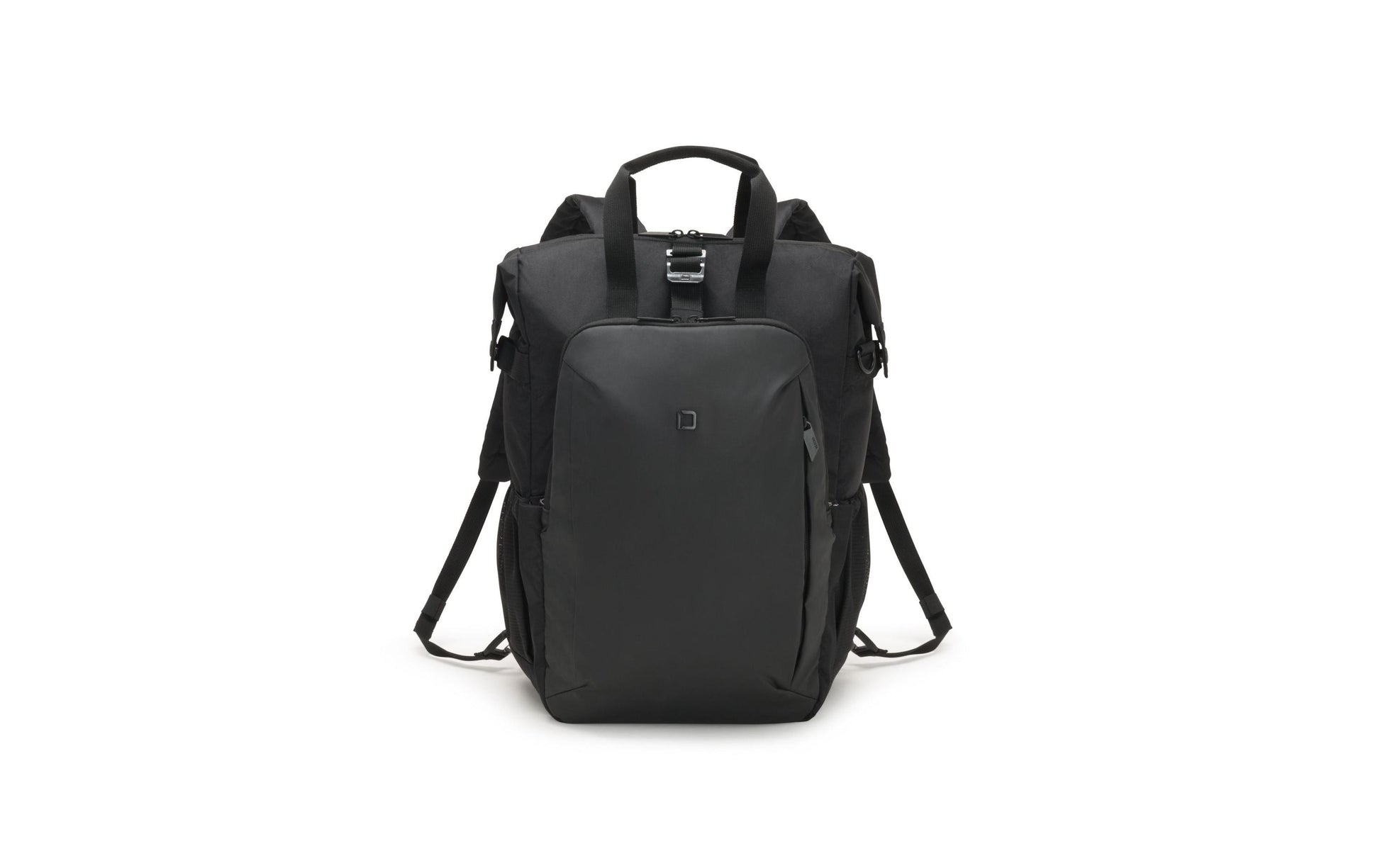 DICOTA Notebook-Rucksack bis 15,6" – Tablet-Fach, aus recyceltem PET – Schwarz