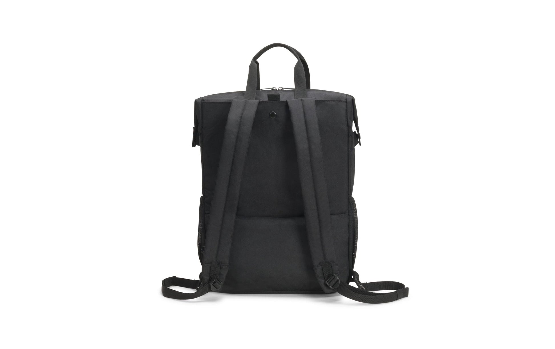 DICOTA Notebook-Rucksack bis 15,6" – Tablet-Fach, aus recyceltem PET – Schwarz