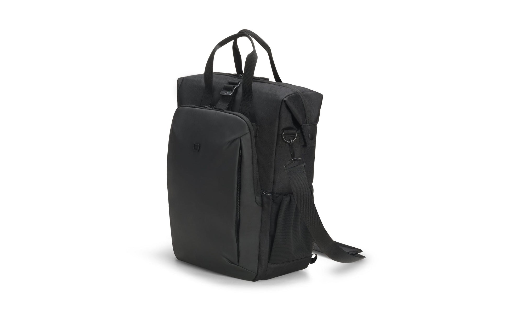 DICOTA Notebook-Rucksack bis 15,6" – Tablet-Fach, aus recyceltem PET – Schwarz