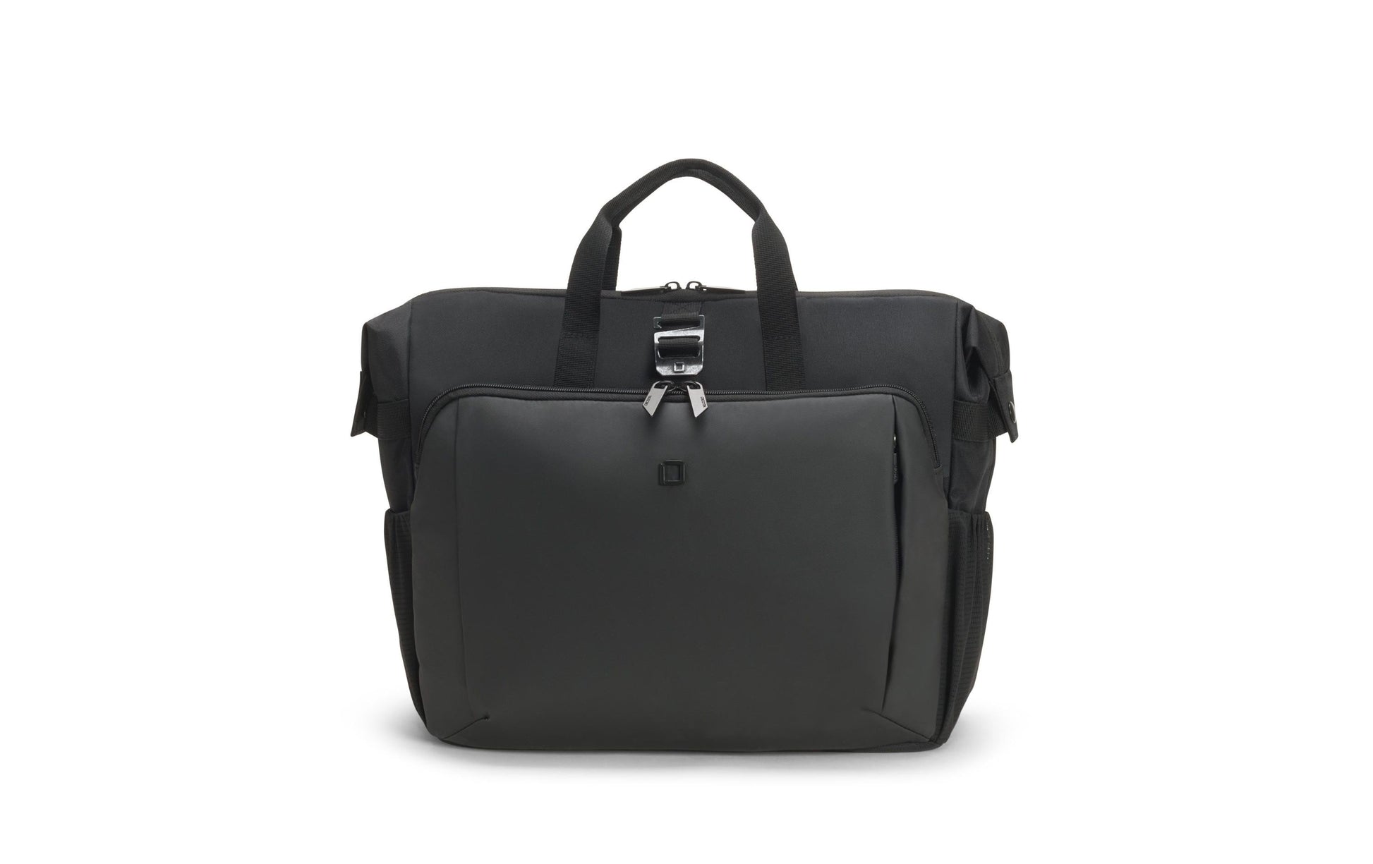DICOTA Notebook-Tasche bis 15,6" – mit Tablet-Fach, aus 600D rPET – Schwarz