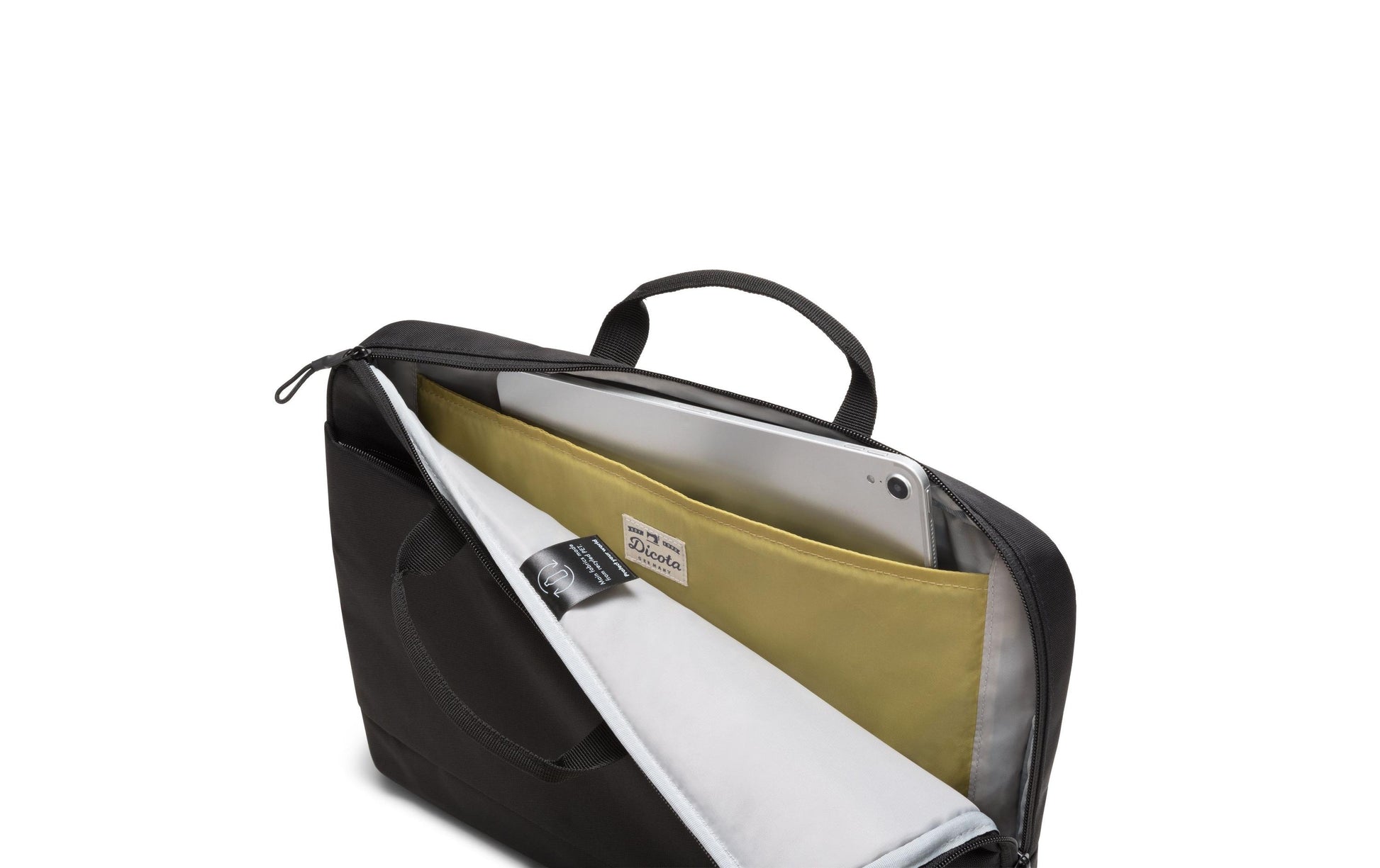 DICOTA Eco Slim Case MOTION – Notebooktasche 15,6", Polyester (rPET), Schwarz, 40,5 × 29 × 4,5 cm