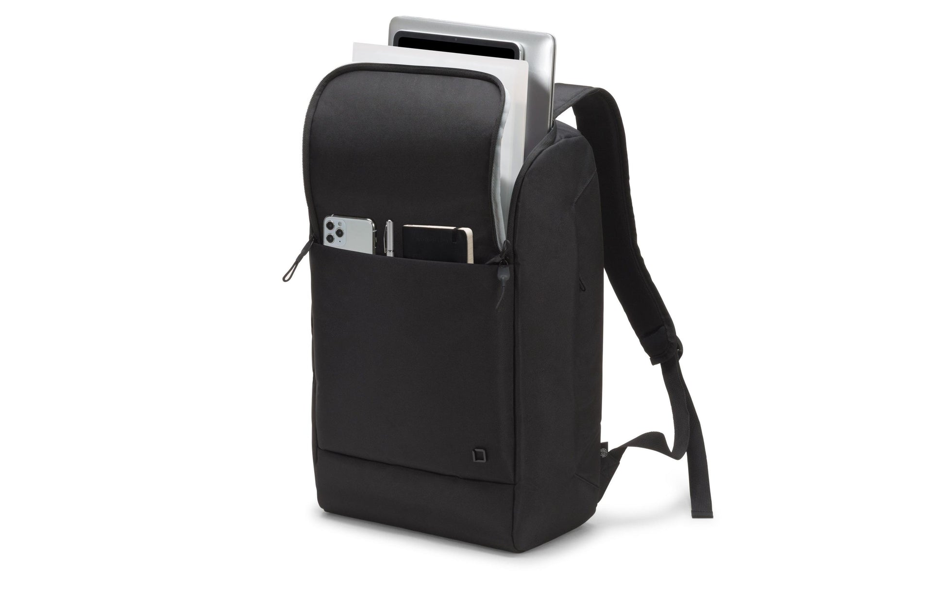 DICOTA Notebook-Rucksack bis 15,6" – 23 l, Tablet-Fach – Schwarz