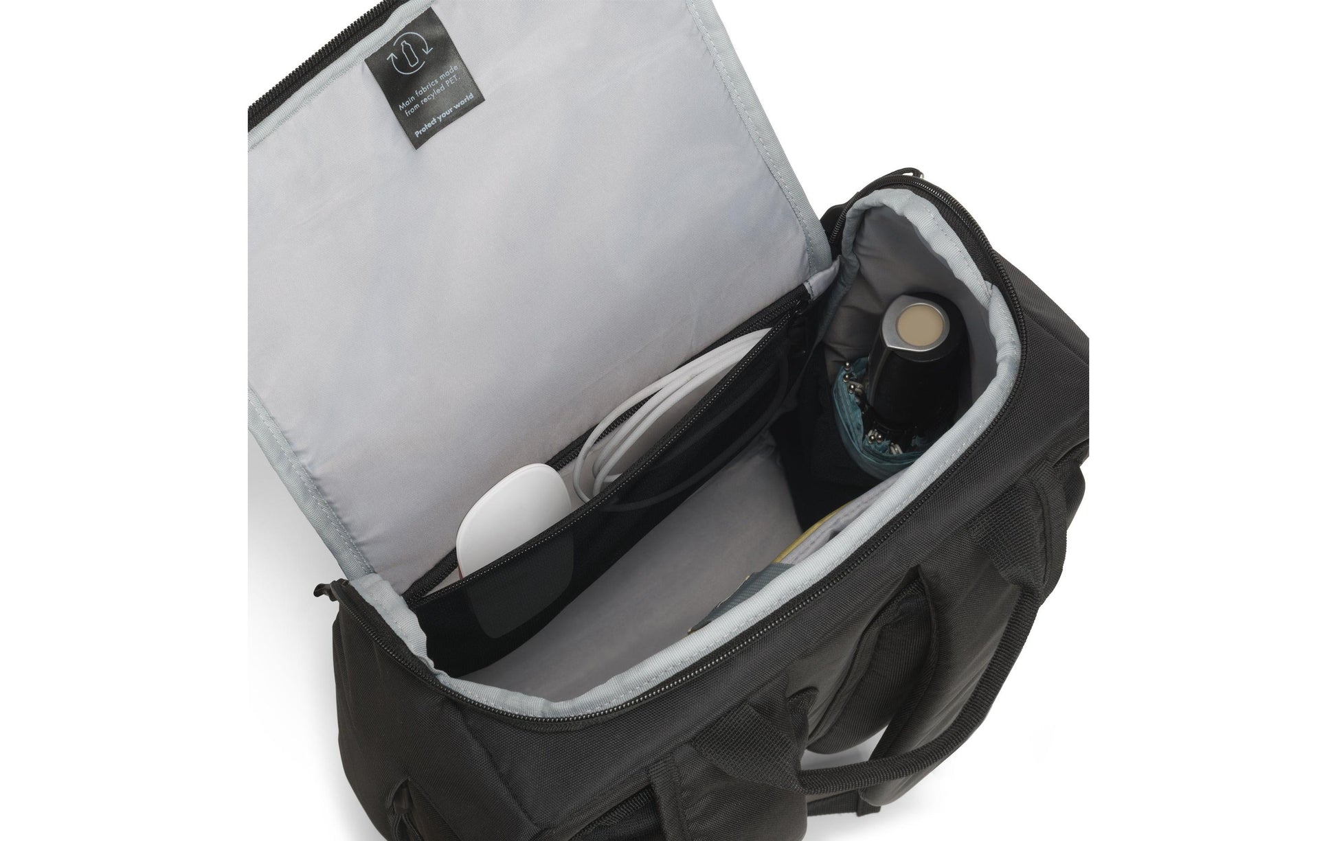 DICOTA Notebook-Rucksack bis 15,6" – 23 l, Tablet-Fach – Schwarz