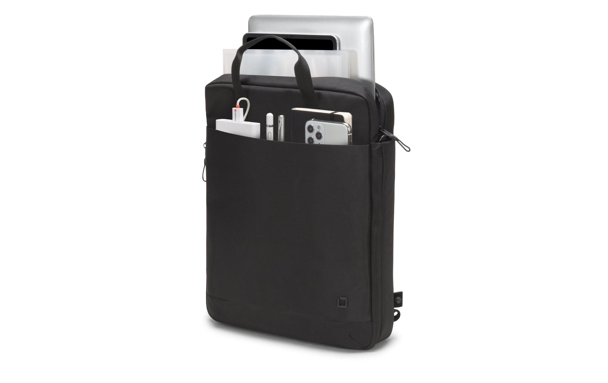 DICOTA Notebook-Tasche 15,6" – aus recyceltem rPET, Schwarz