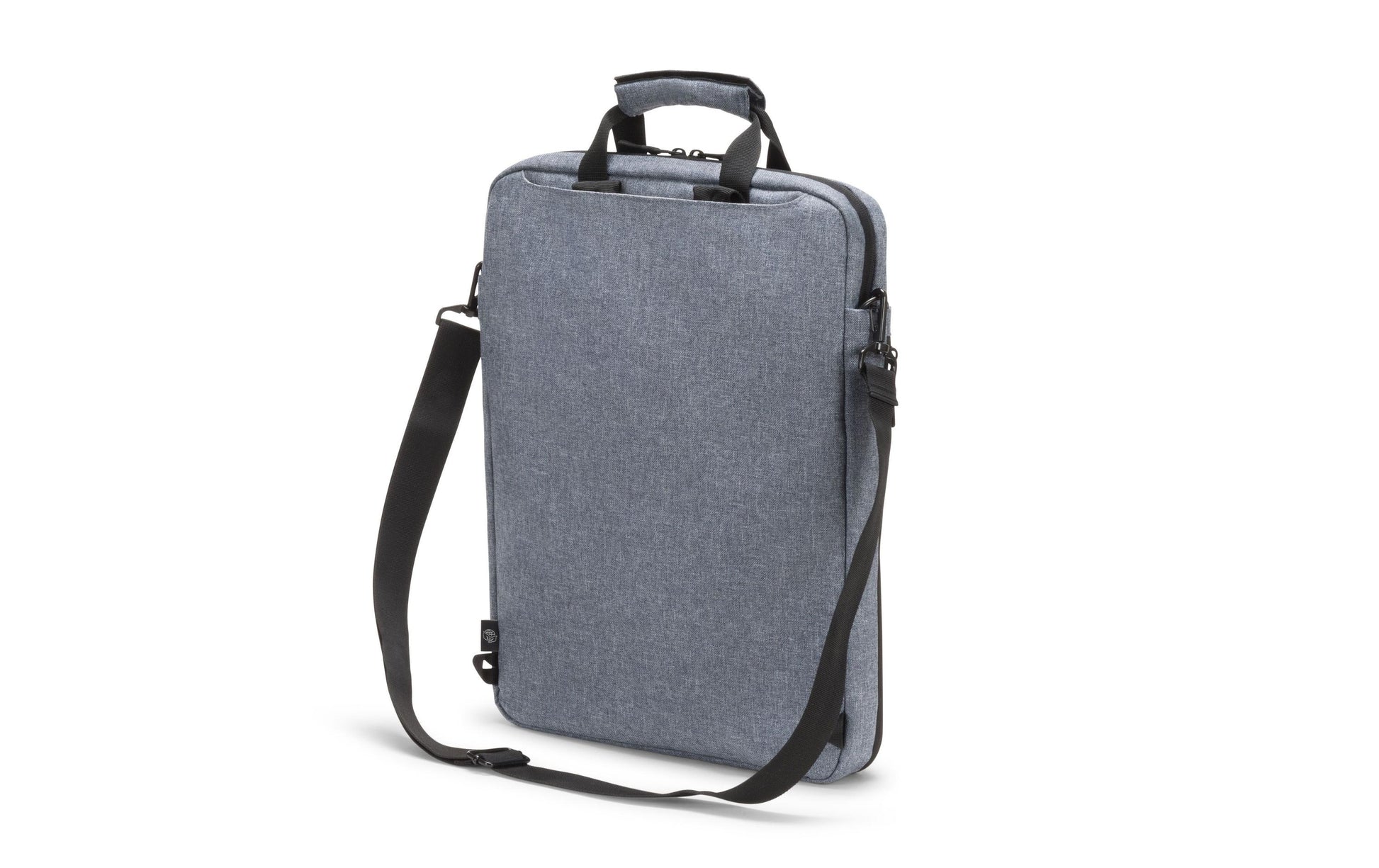 DICOTA Eco MOTION Notebook-Tasche bis 15,6" – 600D rPET, Schultergurt – Blau