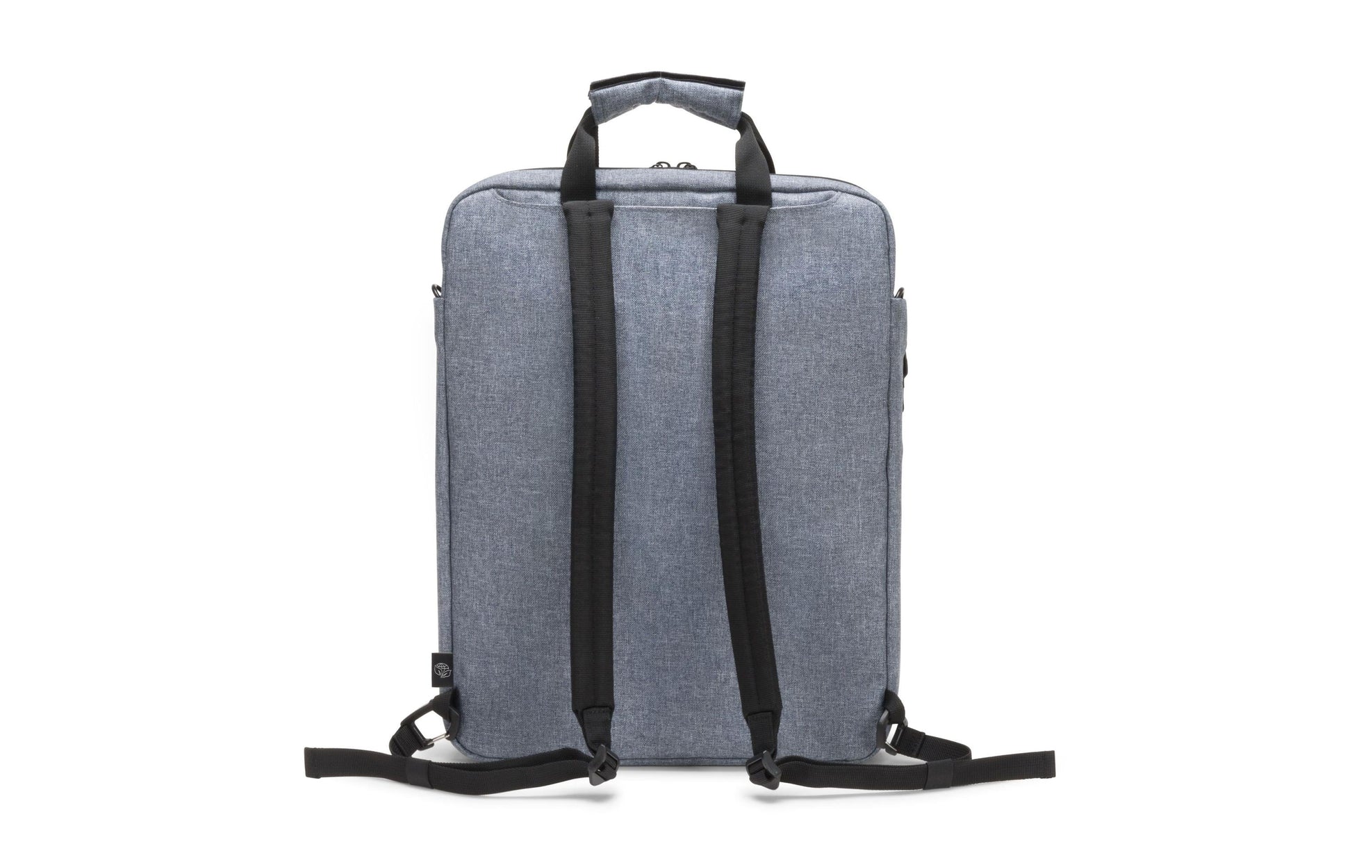 DICOTA Eco MOTION Notebook-Tasche bis 15,6" – 600D rPET, Schultergurt – Blau
