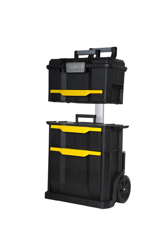 Stanley Werkzeugkasten 2-in-1, 347 × 488 × 778 mm, Kunststoff, schwarz, gelb