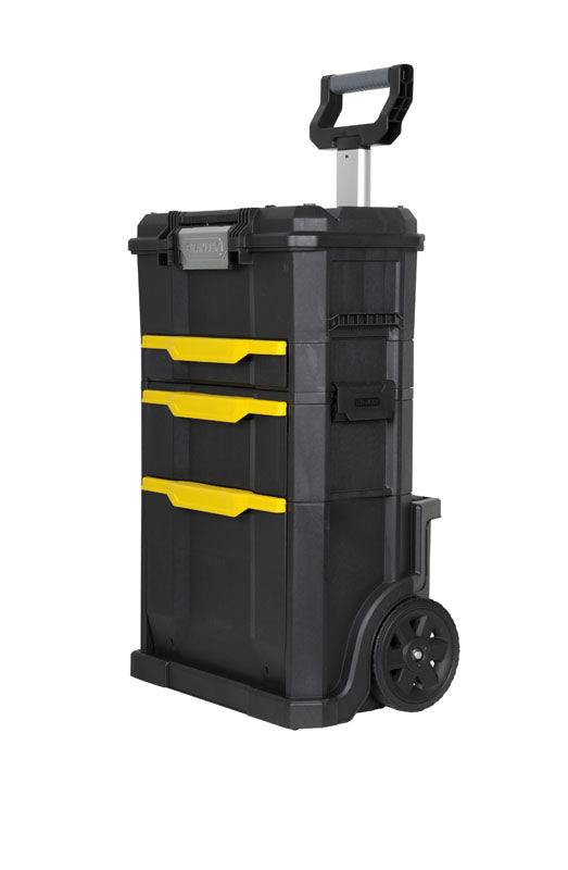 Stanley Werkzeugkasten 2-in-1, 347 × 488 × 778 mm, Kunststoff, schwarz, gelb