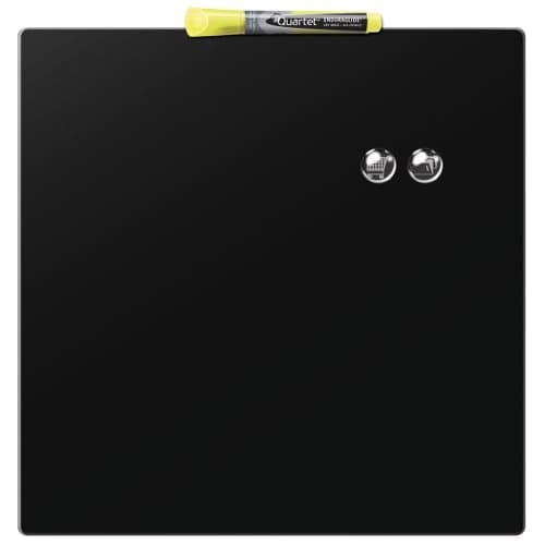 Rexel Whiteboard – 36 × 36 cm, magnetisch, inkl. GlowWrite-Marker, Magnete, Montagesatz