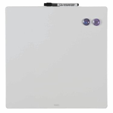 Rexel Whiteboard – 36 × 36 cm, magnetisch, Wandmontage, inkl. 1 Marker mit Löschpad, Montagesatz, Magnete
