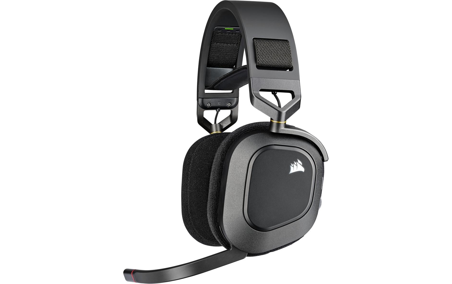 Corsair HS80 RGB – Wireless Gaming-Headset – USB-A, Surround-Sound, RGB – Schwarz – für PS5 – bis 20 h