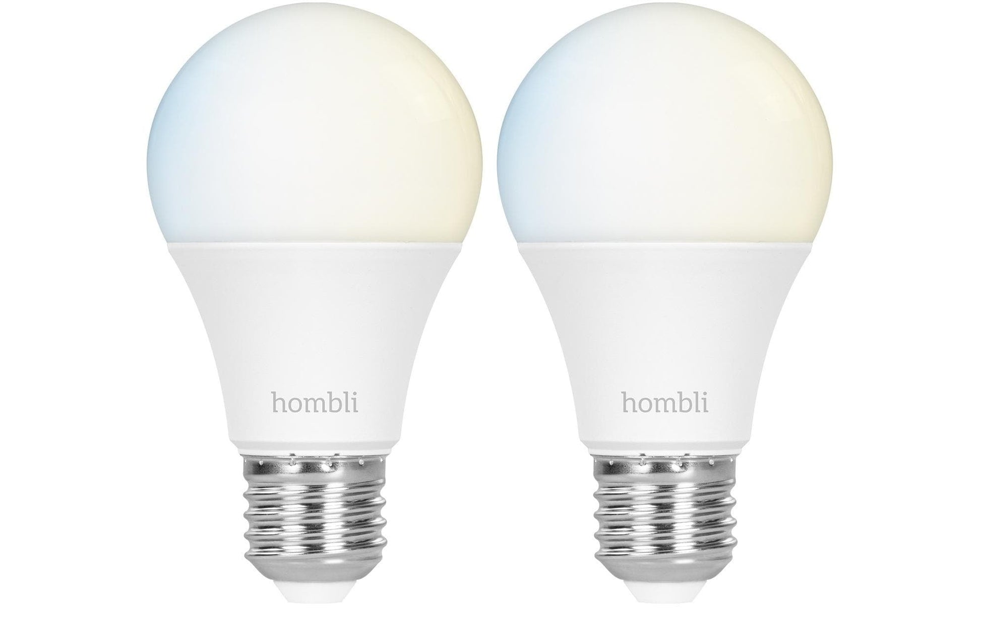 Hombli Smart-Leuchtmittel E27 – 800 lm, 2700–6500 K, WLAN/App, dimmbar – Weiss