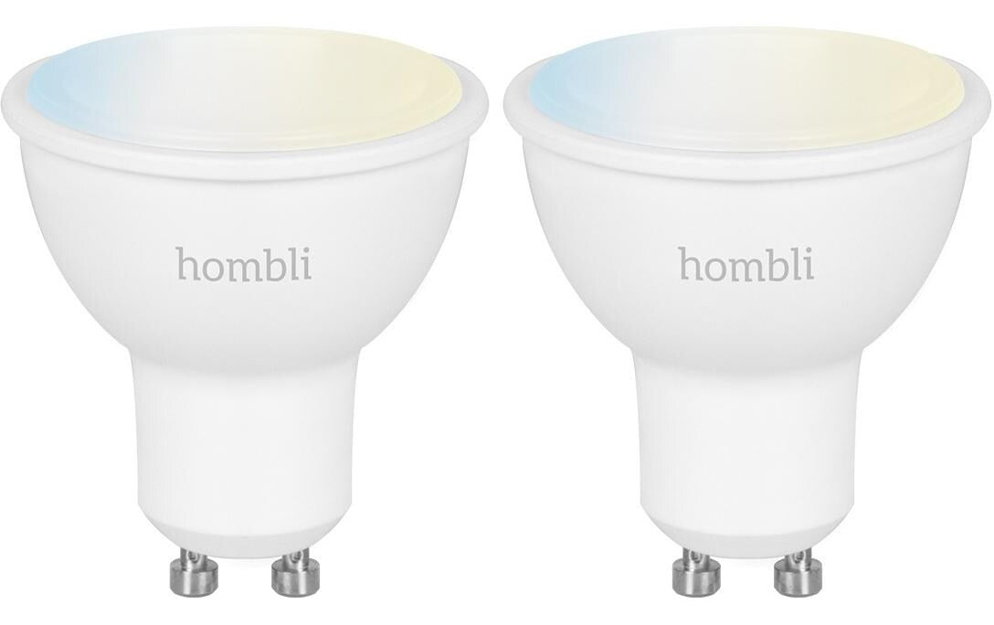 Hombli Smart-Leuchtmittel GU10 – 2700–6500 K, 350 lm, 4,5 W, WLAN – 2 Stk.
