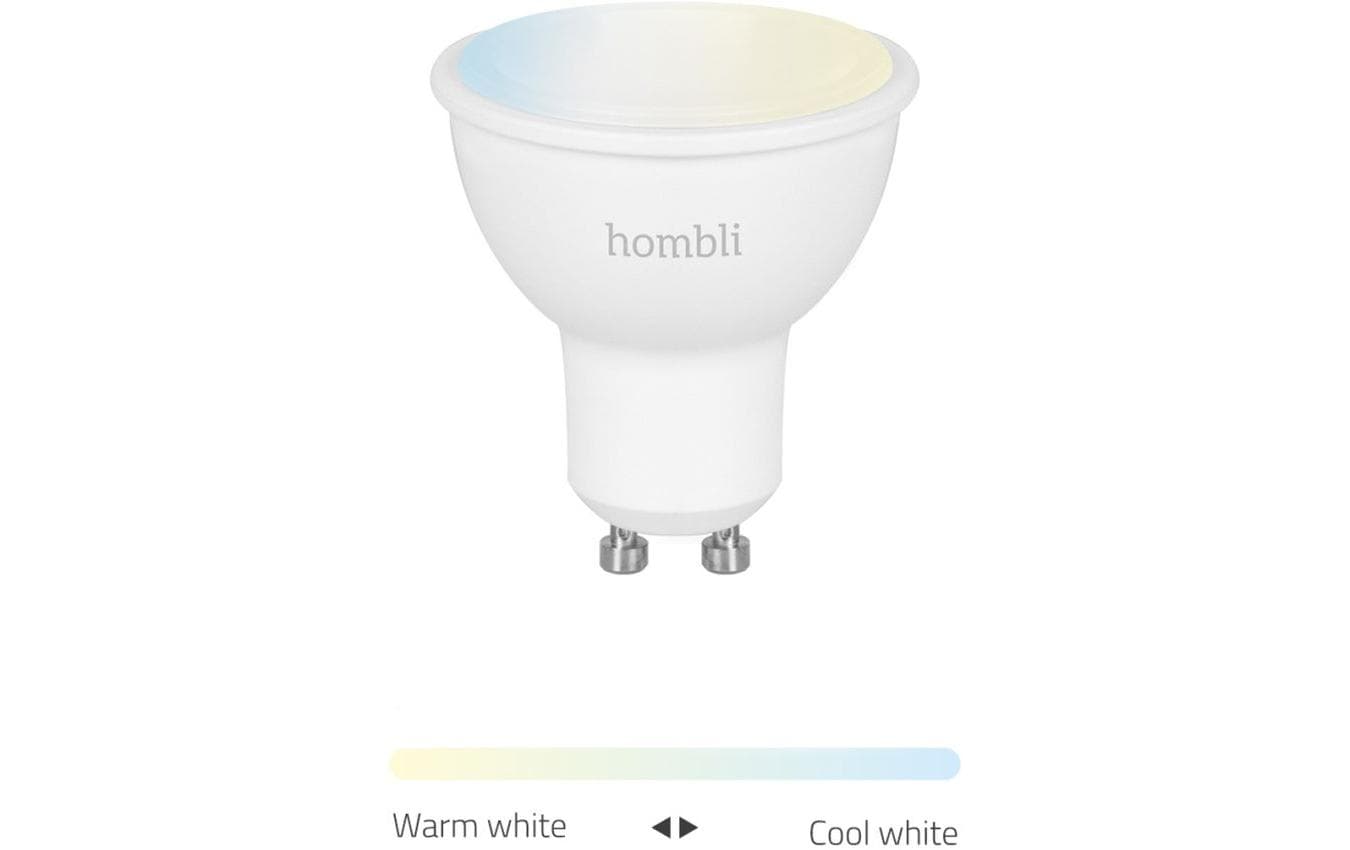 Hombli Smart-Leuchtmittel GU10 – 2700–6500 K, 350 lm, 4,5 W, WLAN – 2 Stk.
