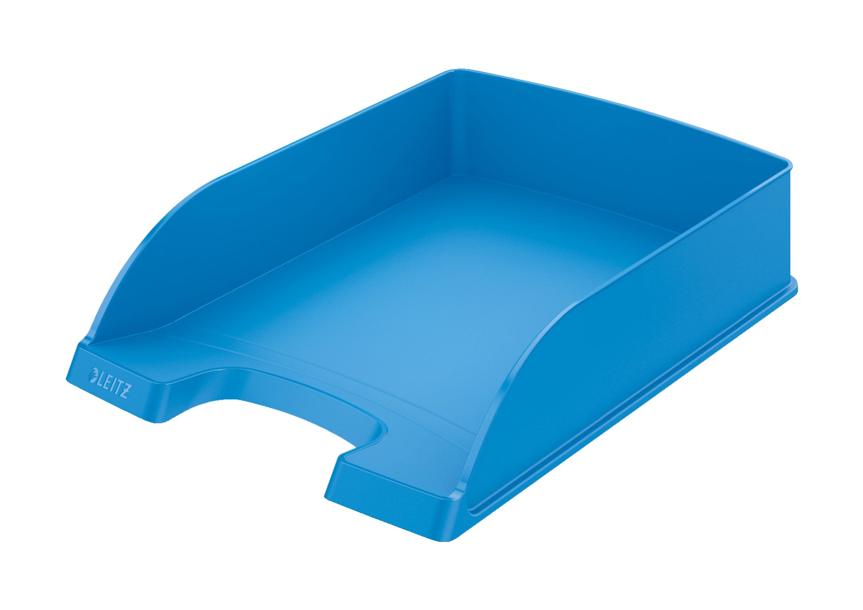 Leitz Plus – Briefkorb für A4, Polystyrol (PS), Blau, 255 × 70 × 357 mm