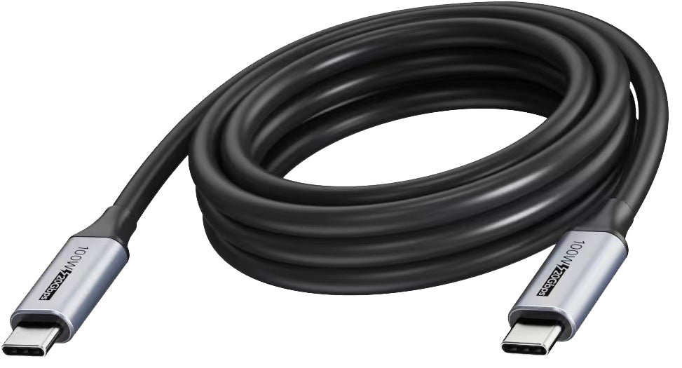 Vision USB-C auf USB-C Kabel – USB 3.2 Gen 2x2 (20 Gbit/s) – 5 m – PD 100 W – 4K/60 – Nylon/PVC
