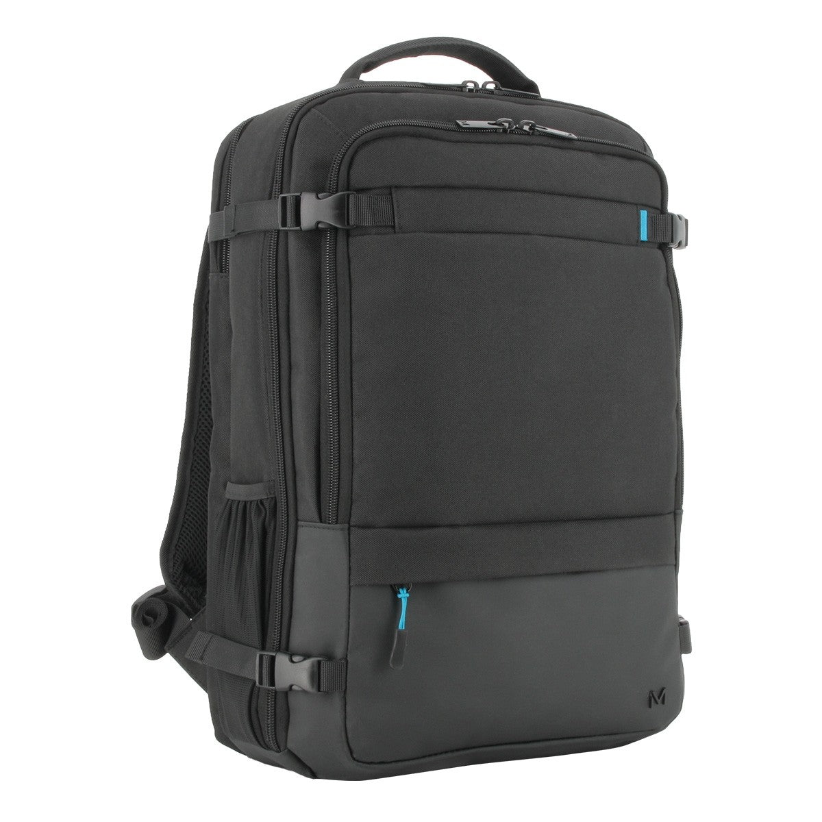 Mobilis Notebook-Rucksack bis 16" – 25 l, Trolley-Haltegurt – Schwarz