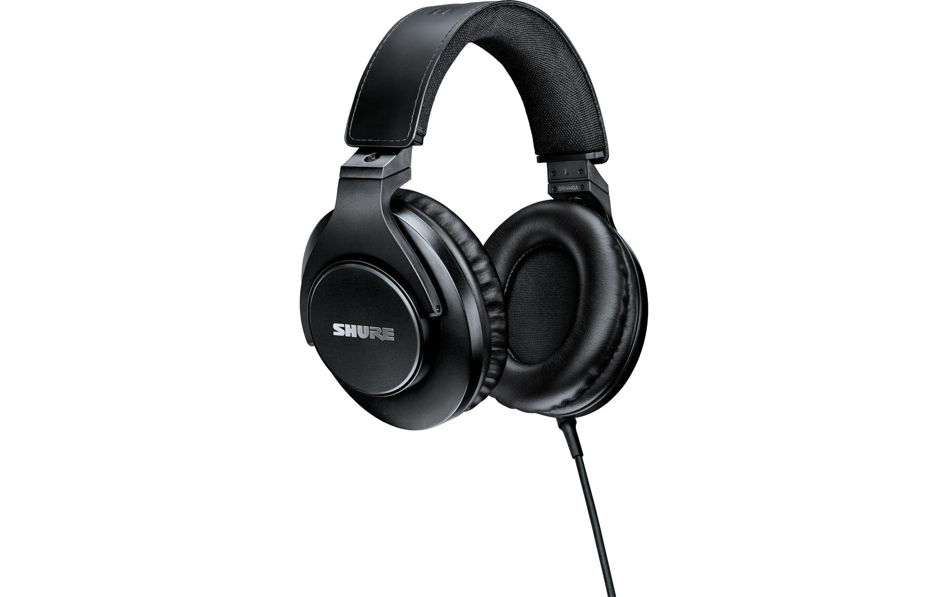 Shure SRH440 – Over-Ear Studiokopfhörer – 6,3 mm Klinke, geschlossen, 3 m, 40 Ω – Schwarz