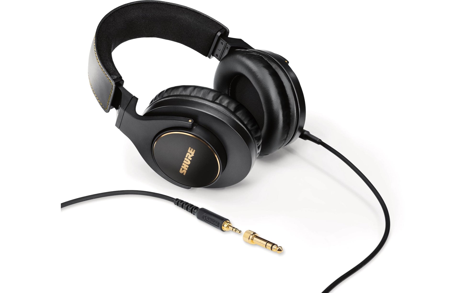 Shure SRH840 (40 Ω) – Over-Ear Studiokopfhörer – geschlossen, 6,3 mm Klinke, 3 m – schwarz