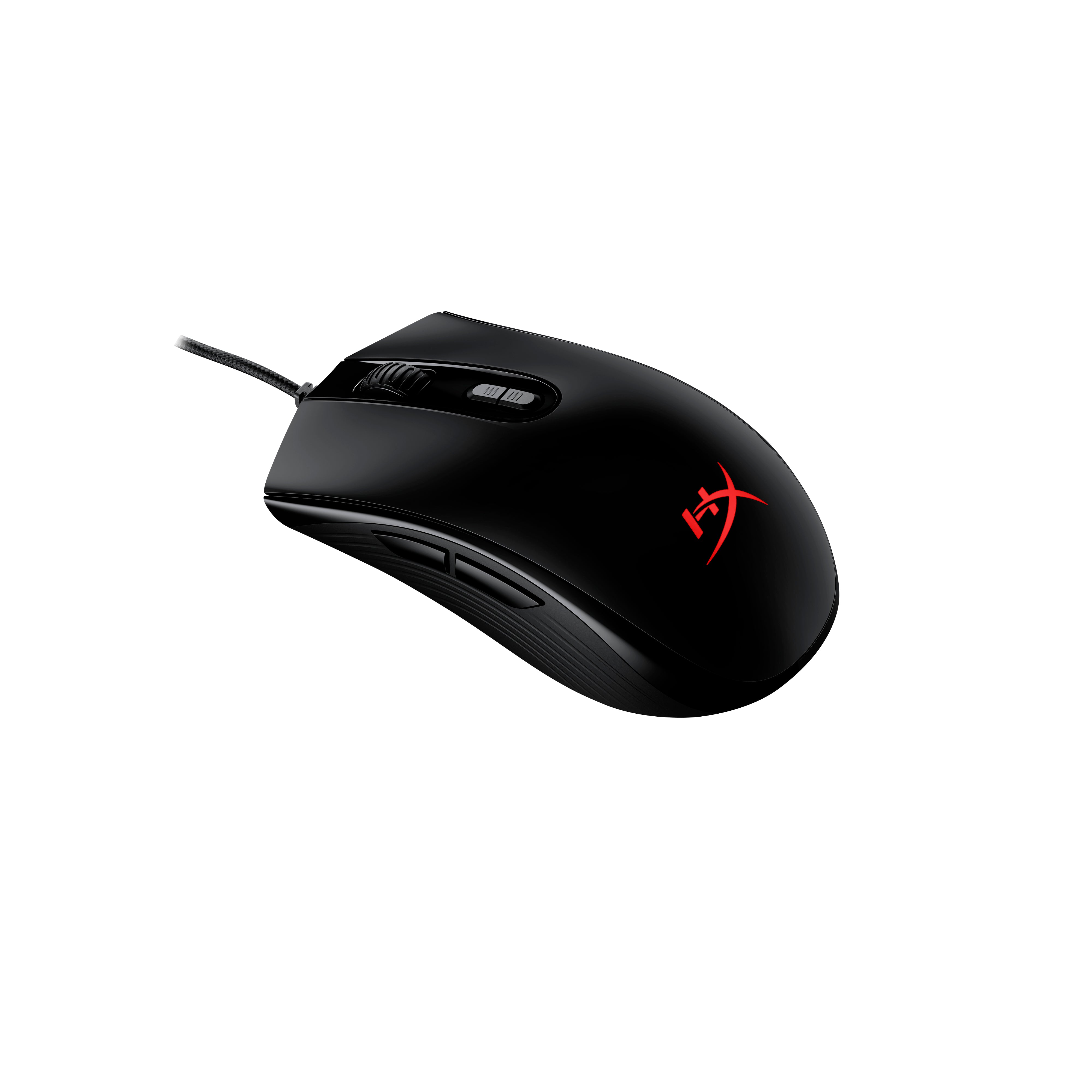 HP Pulsefire Core – Gaming-Maus – Kabelgebunden (USB‑A), 6200 DPI, Beidhändig, Schwarz
