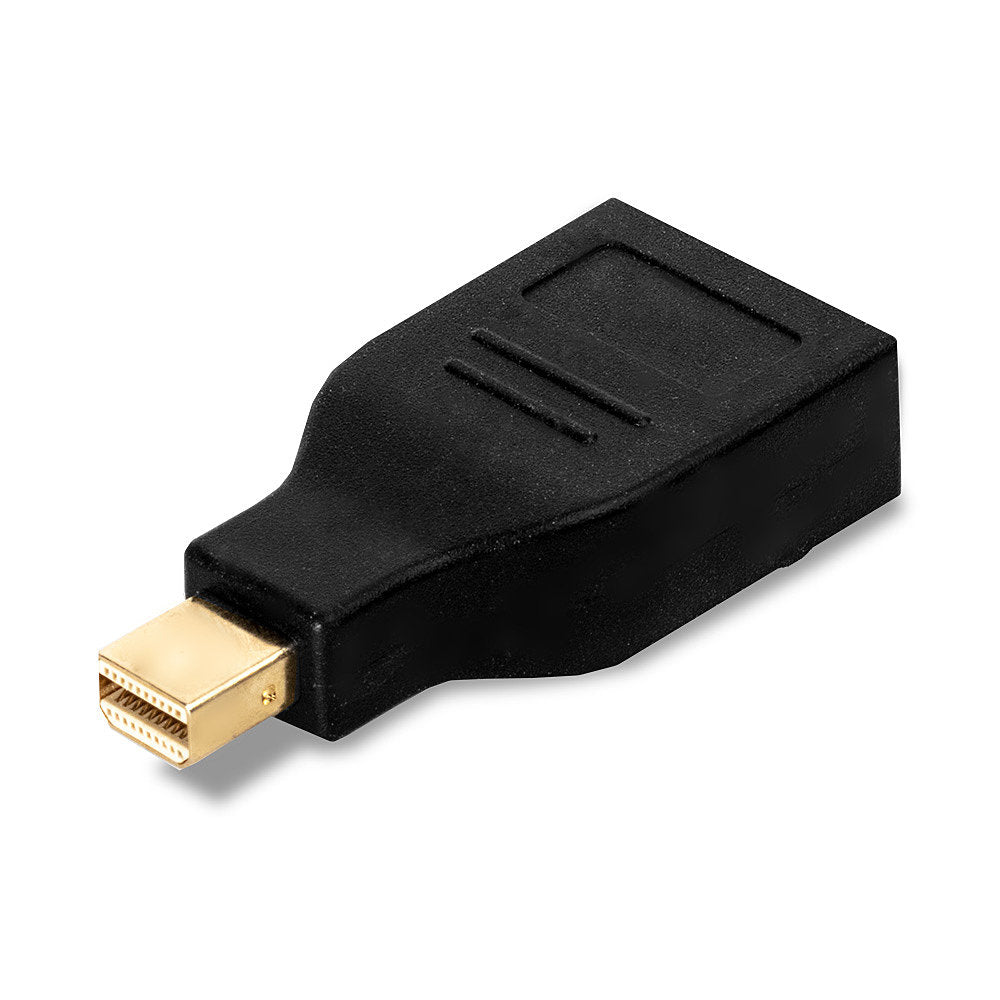 Lindy 41077 Adapter Mini DisplayPort zu DisplayPort – 1920 × 1080, 10,8 Gbit/s, Goldkontakte, Schwarz