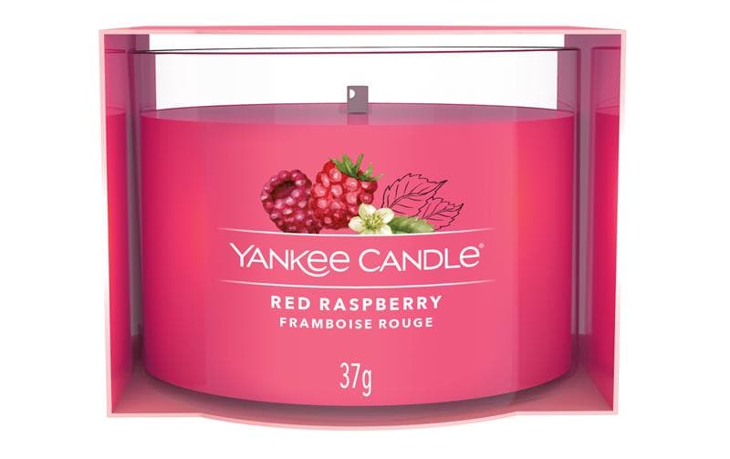 Yankee Candle Duftkerze – Himbeere – Ø 5,4 × 4,5 cm