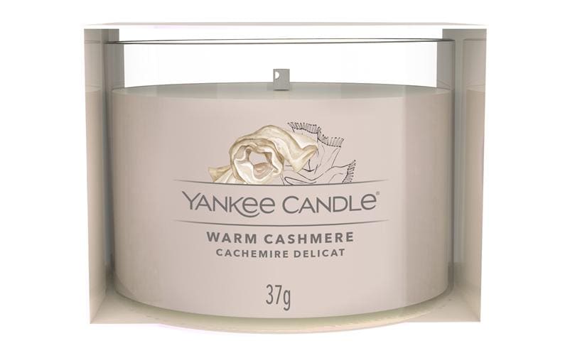 Yankee Candle Warm Cashmere – Duftkerze, Votivkerze im Glas