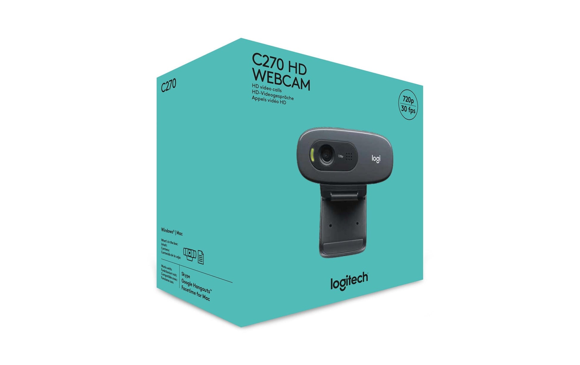Logitech C270 – Webcam – HD 720p