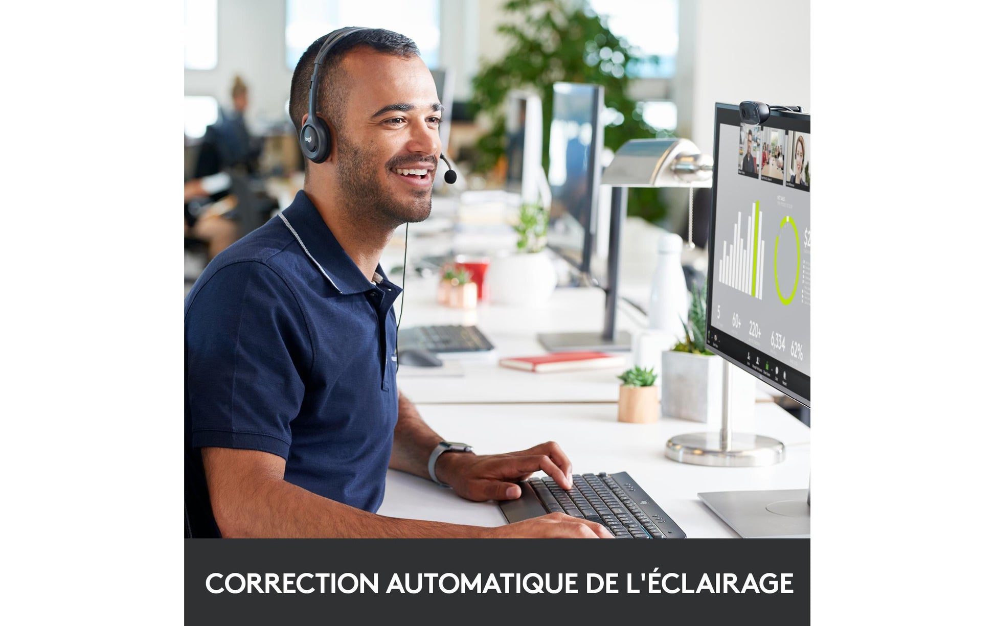 Logitech C270 – Webcam – HD 720p