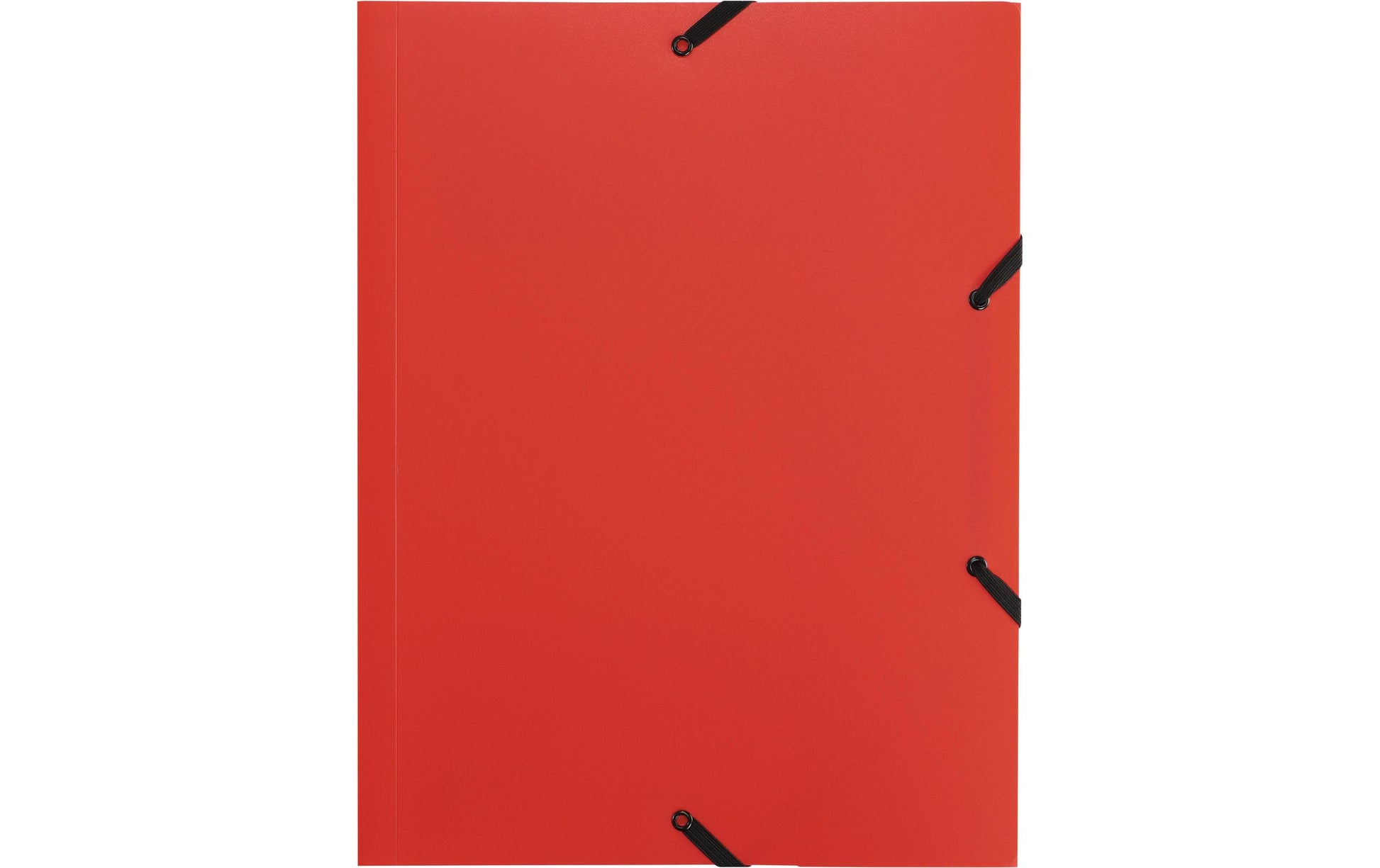 Kolma Sammelmappe für A4, Kunststoff, Rot, mit Gummizug