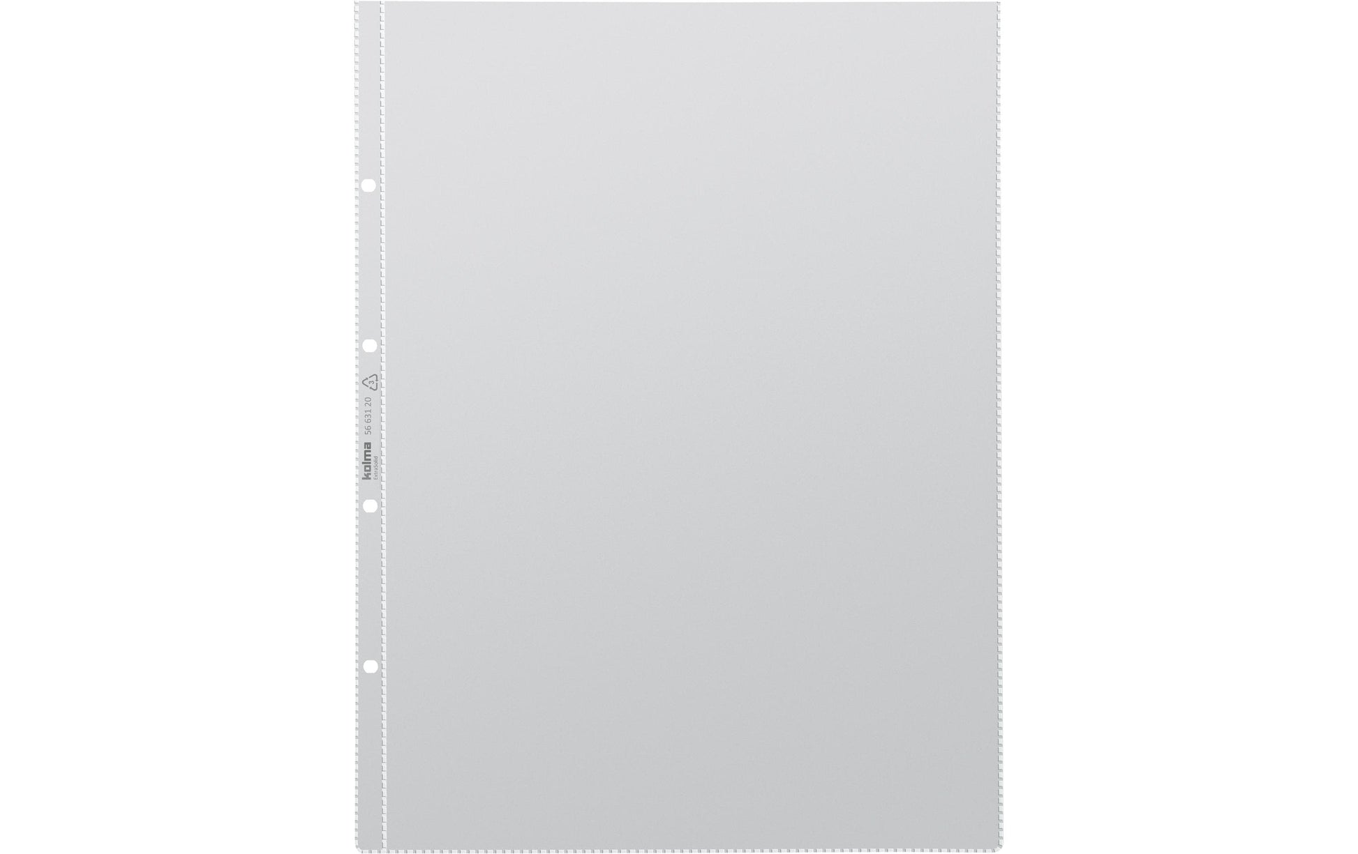 Kolma Sichtmappe A3 – Transparent, Kunststoff, Glänzend, 100 µm, 10er-Pack, 100% Rezyklierbar