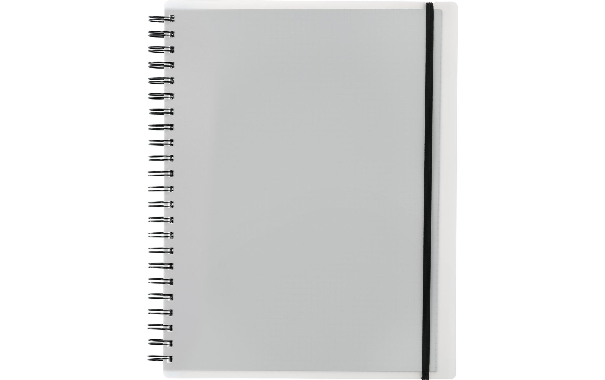 Kolma Collegeblock A4, kariert, Spiralbindung, 100 Blatt, 4-fach gelocht, perforiert, 70 g/m² – transparent